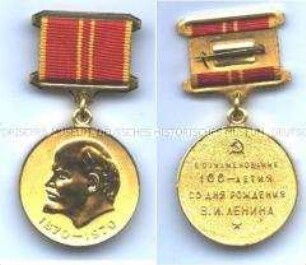 Gedenkmedaille zum 100. Geburtstag W. J. Lenins