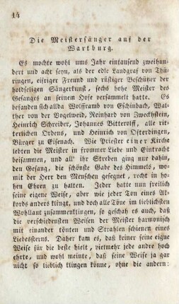 Die Meistersänger auf der Wartburg