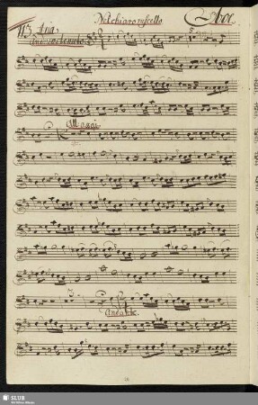 113. Aria: Nel chiaro ruscelletto / Sacchini, A.