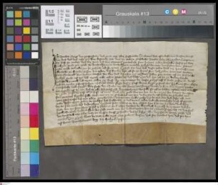 Bechtolsheim: Bestandsbrief über die ........ Mühle zu Bechtolsheim
