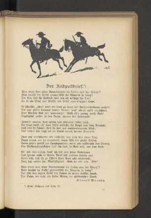 Der Feldpostbrief.