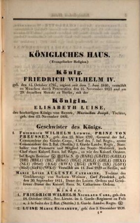 Handbuch über den Königlich Preußischen Hof und Staat : für das Jahr .... 1846, 1846