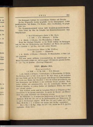 XXIV. Oktober 1915