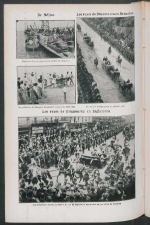 Los reyes de Dinamarca en Inglaterra