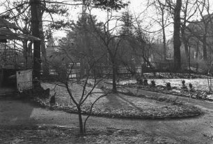 Dresden-Neustadt, Antonstraße 1. Villa Augustin. Garten