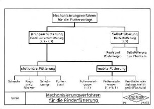 Mechanisierungsverfahren für die Rinderfütterung