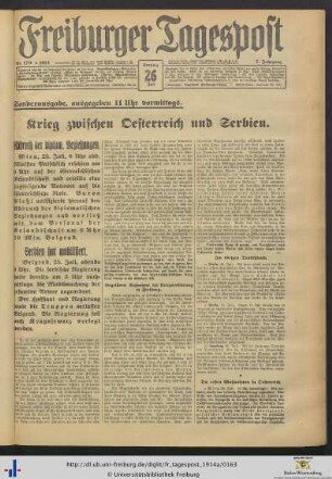 26.07.1914 (Sonderausgabe)