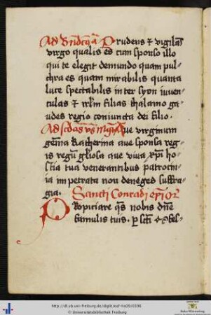 [196v] Sancti Conradi.
