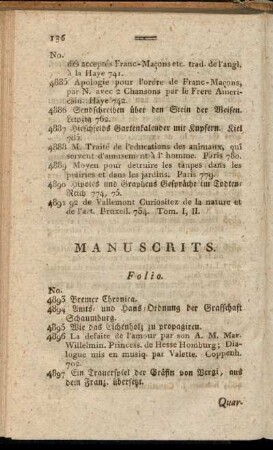 Manuscrits