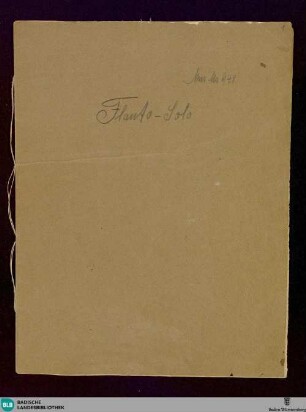 Concertino - Don Mus.Ms. 948 : fl, ob, orch; F; StrK WoO 2.07