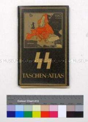 Taschenatlas für SS-Angehörige mit geografischen und historischen Karten