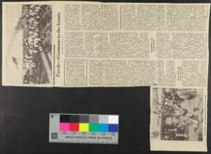 Zeitungsausschnitt zu Tsingtau