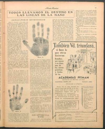 Los astros y la mano