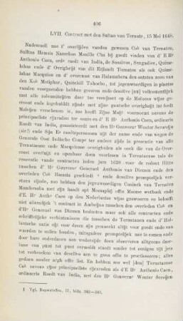 LVII. Contract met den Sultan van Ternate, 15 Mei 1648