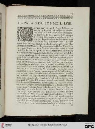 LVIII: Les Palais du Sommeil