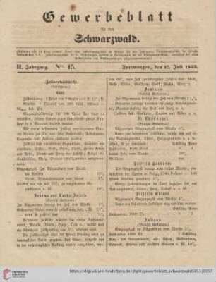 Nro. 15 (17. Juli)