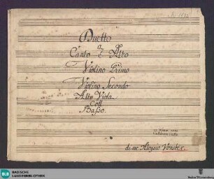 Veniat dilectus meus - Don Mus.Ms. 1972 : V (2), strings; E