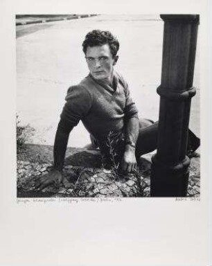 Junger Schauspieler (Wolfgang Brösecke) Berlin, 1956