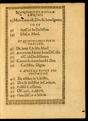 Quando Quidem Etiam Omnibus 32-44