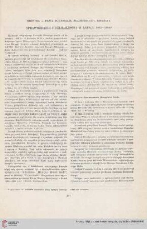48: Sprawozdanie z działalności w Latach 1983-1984