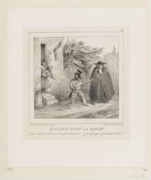 Kinder und Pater, Blatt 16 der Folge "Fantasien"