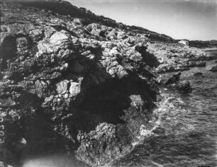 Küstenformation : Blick auf eine abfallende Küste