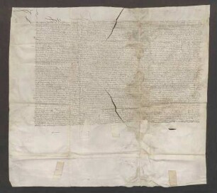 Schuldbrief des Bischofs Philipp von Speyer gegenüber Heinrich Holzapfel von Herxheim über 1000 Gulden zu 4 Prozent.