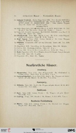 Neufürstliche Häuser (Nr. 359-483)