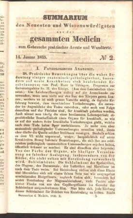 14. Januar 1835. No 2.