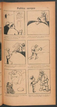 Política europea - [Cómic]