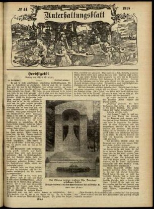 Ausgabe vom Sonntag, den 03. November 1918.