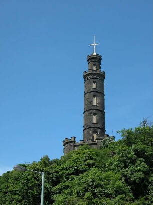 Calton Hill : Calton Hill, Edinburgh, Aussichtsturm. Aufgenommen im Juni 2005. Foto Uwe Gerig