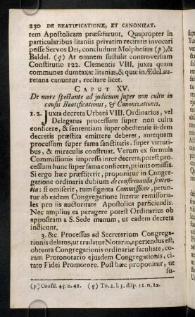 230-239, Caput XV - XVII