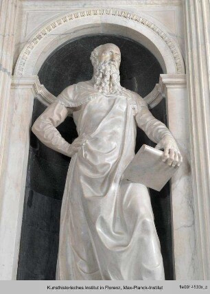 Johannes der Evangelist - Grabmal Clemens' VII., Detail: Johannes Ev.