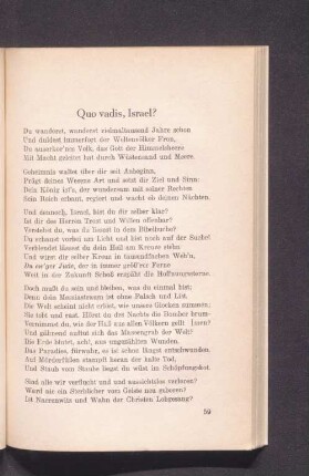 Quo vadis, Israel?