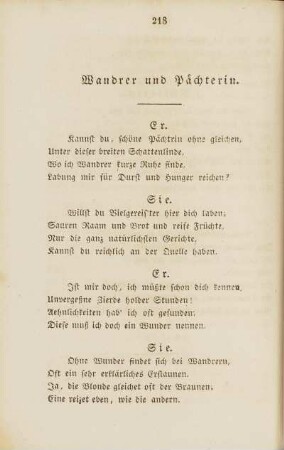 Wandrer und Pächterin.