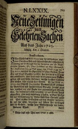 N. LXXIX. Leipzig, den 1 October. - N. LXXXVII. Leipzig, den 29 October.