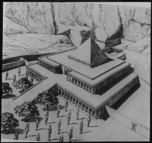 Grabtempel d. Kön. Mentuhotp III. u. IV. in Theben