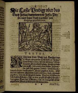 [Das Erste Capitel Josuae.]