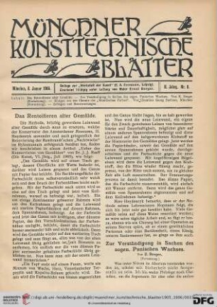 2: Das Rentoilieren alter Gemälde