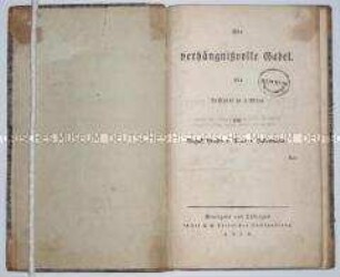 Lustspiel in fünf Akten