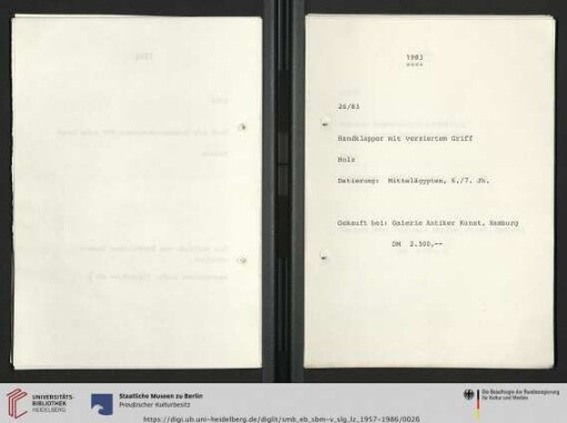 Erwerbungsjahr: 1983