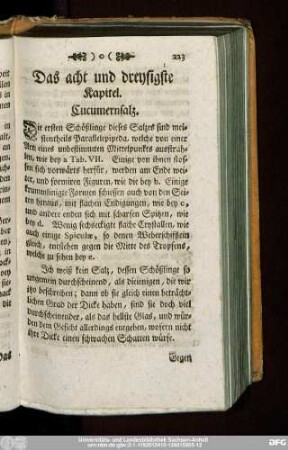 Das acht und dreysigste Kapitel. Cucumernsalz.