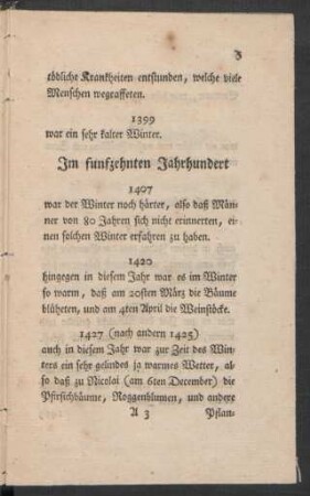Im fünfzehnten Jahrhundert