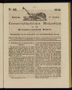 No 42. 17. October. 1834