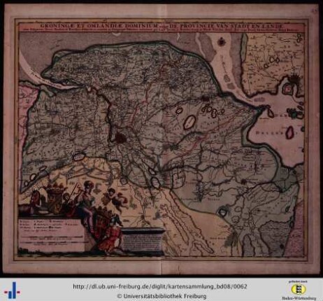Groningae et Omlandiae dominium, vulgo de provincie van stadt en lande.