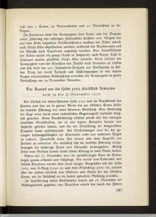 Der Kampf um die Höhe 1050 südöstlich Armatus
