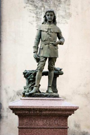 Frankreich. Picardie. Aisne. La Ferte Milon. Denkmal des Dichters Jean Racine
