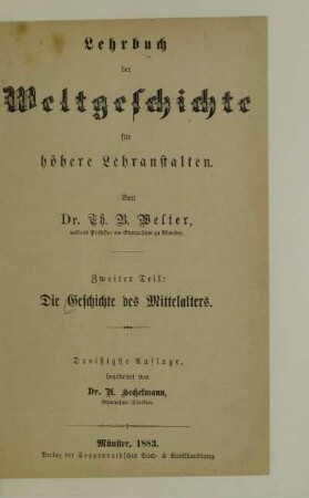 Teil 2: Geschichte des Mittelalters