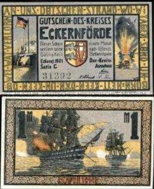 Eckernförde, Kreis 1 Mark, Notgeldserie